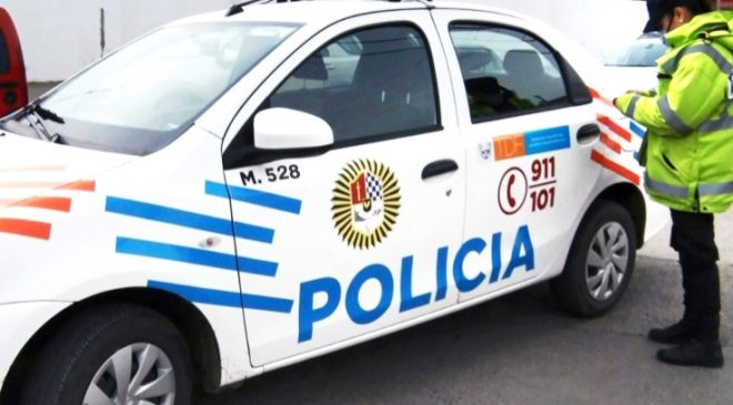 Choque entre un patrullero y un particular arroja un lesionado