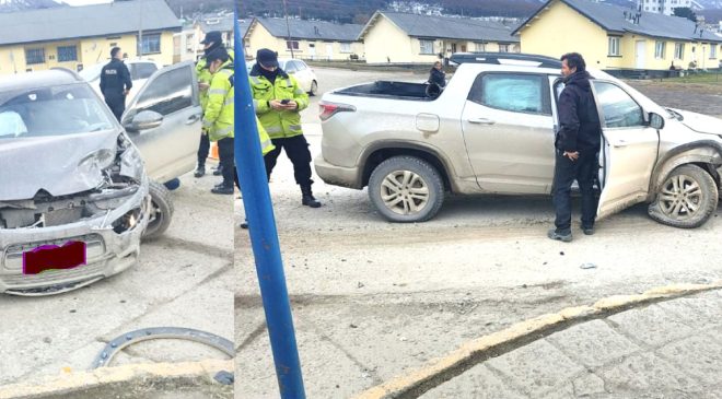 Una mujer y un bebé fueron trasladados al hospital luego de un choque