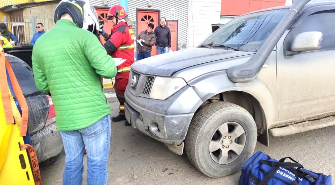 Chocaron ocho vehículos en Ushuaia en menos de dos horas