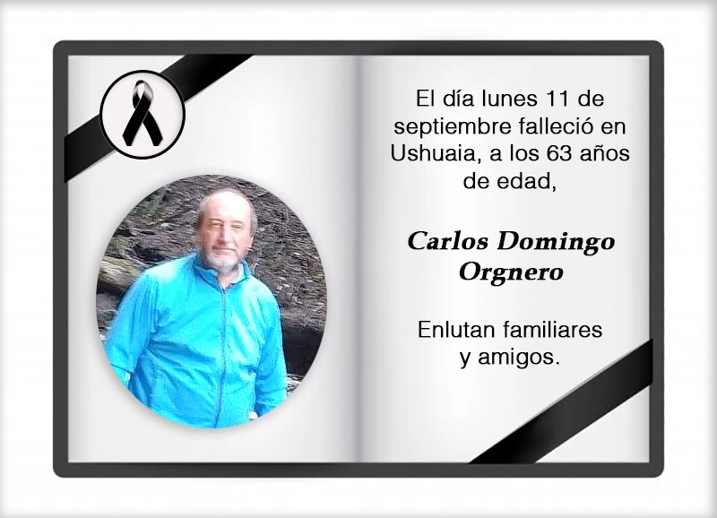 Fallecimiento | Carlos Domingo Orgnero