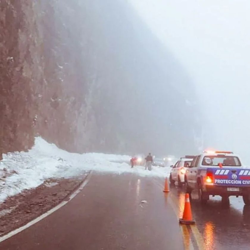 Brindan recomendaciones en caso de derrumbe en la Ruta Nacional N°3