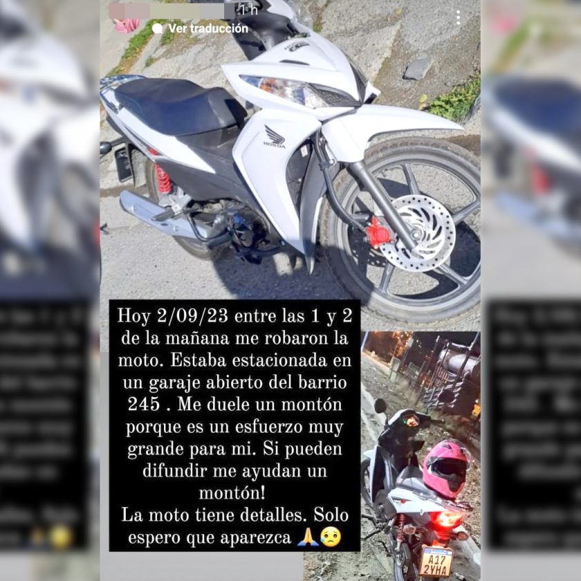 Menor de 17 años batió récord de robo de motos en Ushuaia