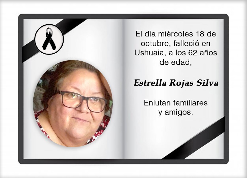 Fallecimiento | Estrella Rojas Silva