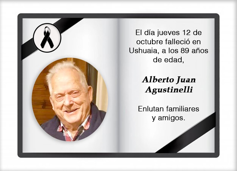 Fallecimiento | Alberto Juan Agustinelli