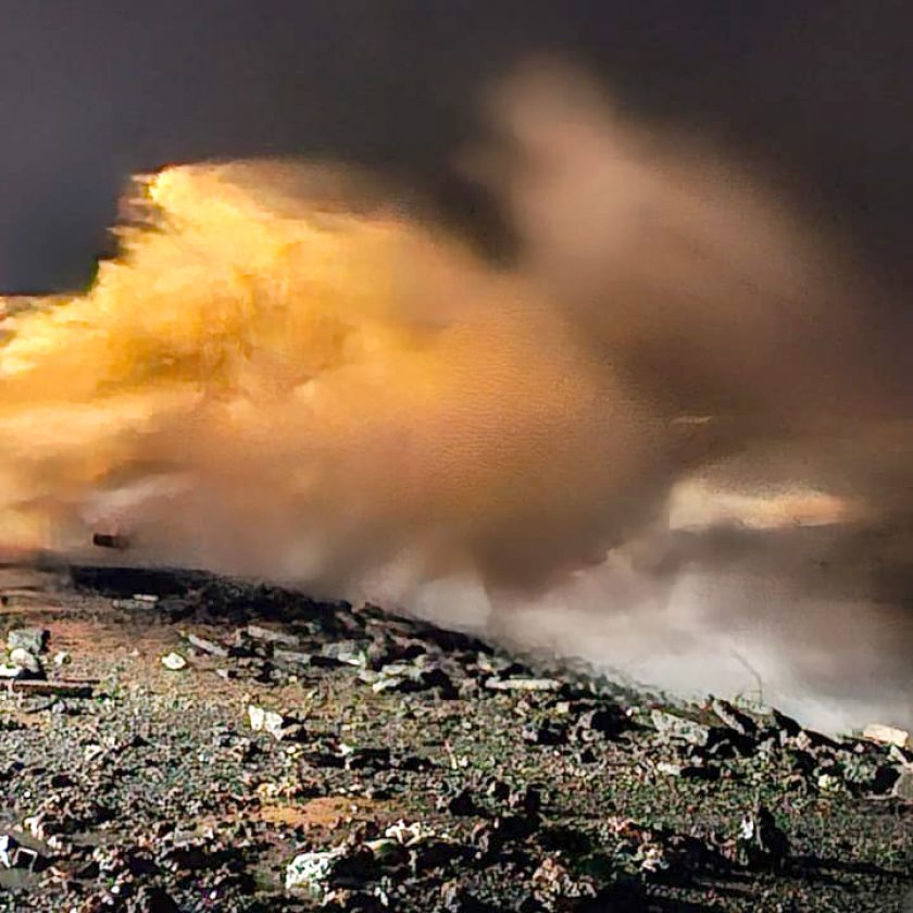 Olas gigantes afectaron las costas de Río Grande