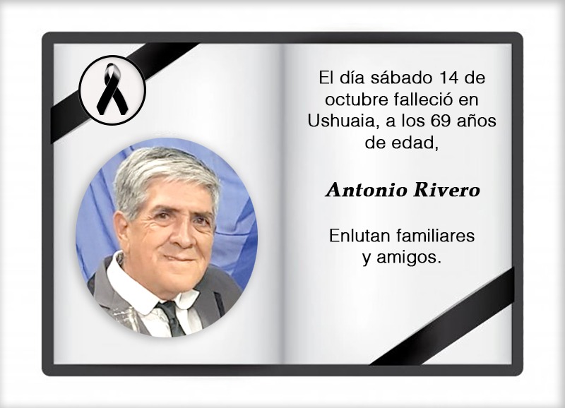 Fallecimiento | Antonio Rivero