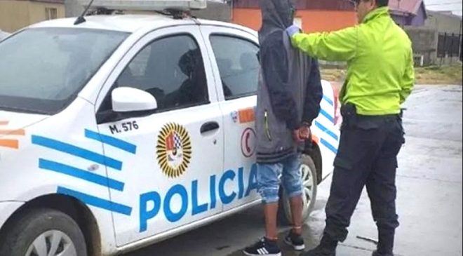 Dos sujetos le pegaron a una mujer y a dos policías: fueron detenidos