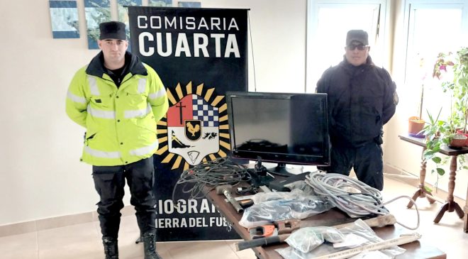 En un allanamiento, la Policía recuperó el botín completo de un robo