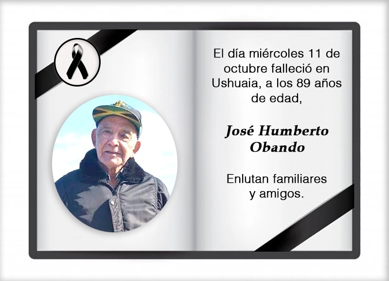 Fallecimiento | José Humberto Obando