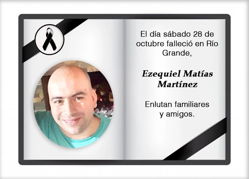 Fallecimiento | Ezequiel Matías Martínez