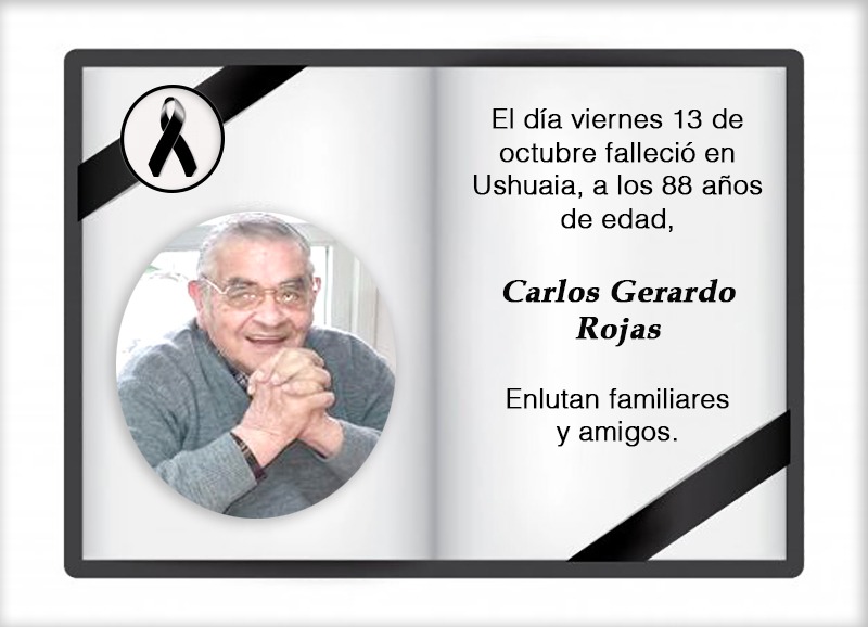 Fallecimiento | Carlos Gerardo Rojas