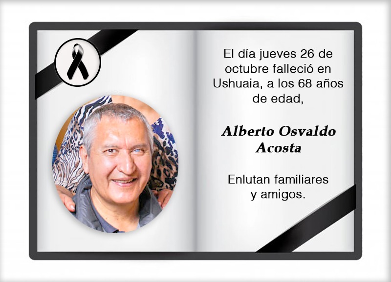 Fallecimiento | Alberto Osvaldo Acosta