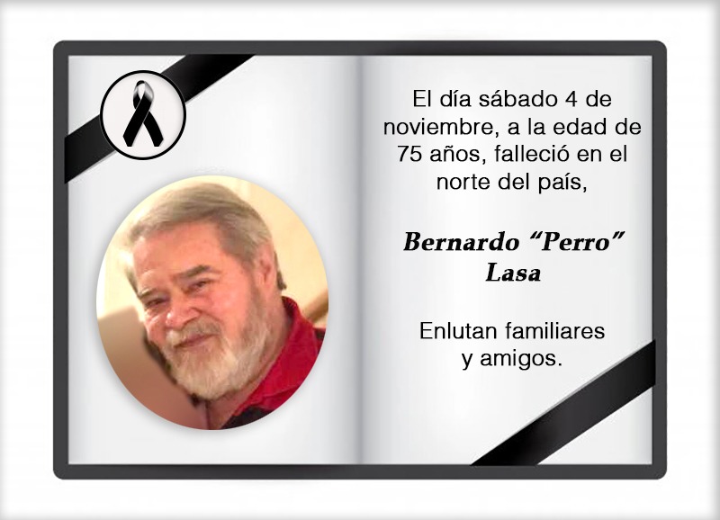 Fallecimiento | Bernardo Perro Lasa