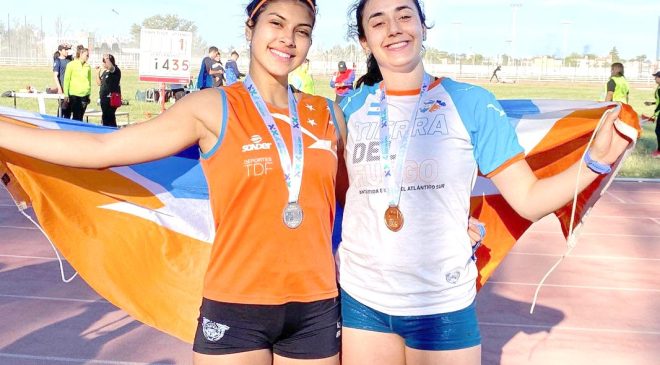 Renata y Antonella cosecharon las primeras medallas para Tierra del Fuego