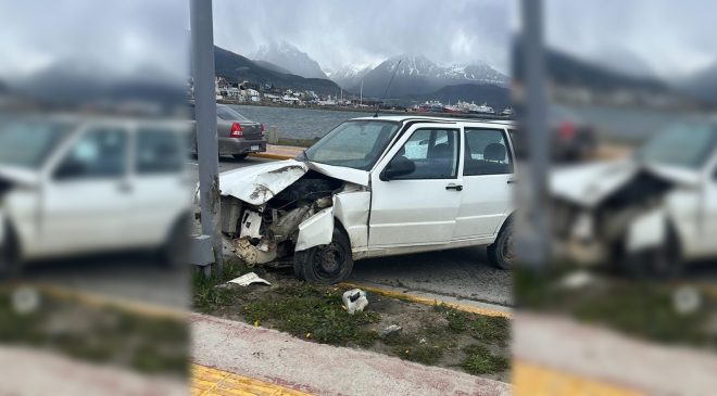 Automovilista se incrustó contra una columna