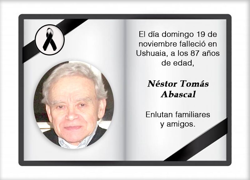 Fallecimiento | Néstor Tomás Abascal