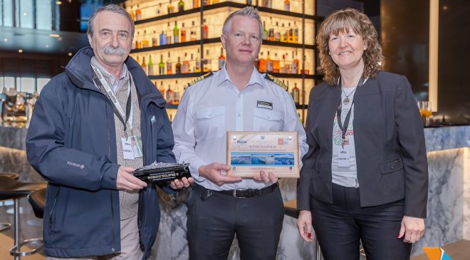 Amarró por primera vez en Ushuaia el superyate de lujo Scenic Eclipse II