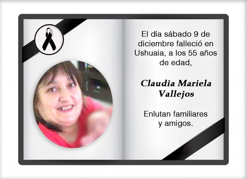 Fallecimiento | Claudia Mariela Vallejos