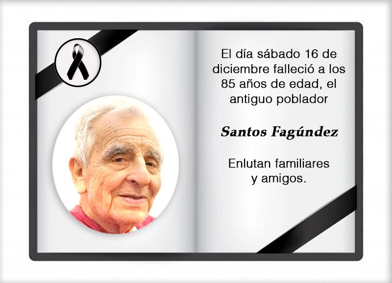Fallecimiento | Santos Fagúndez