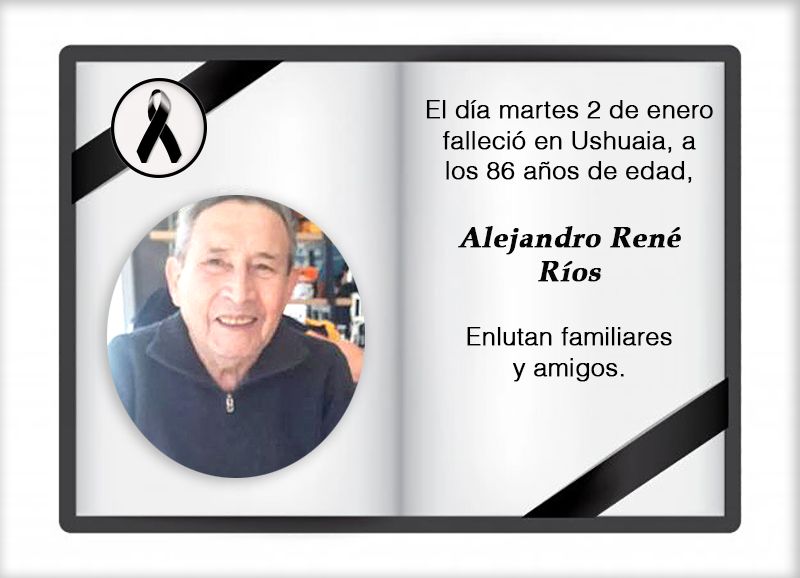 Fallecimiento | Alejandro René Ríos