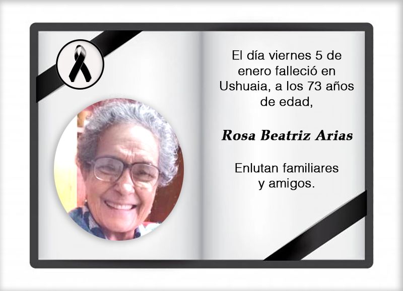 Fallecimiento | Rosa Beatriz Arias