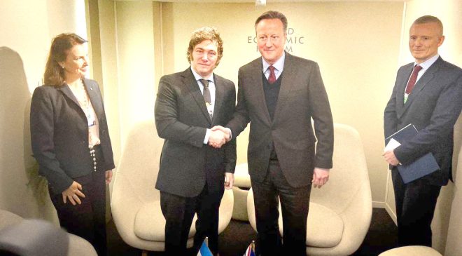 “Con Cameron fijamos Malvinas como tema de agenda”