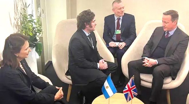 El Reino Unido desmintió a Milei y negó poner el tema de la soberanía de las Malvinas en “agenda”