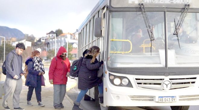 En Ushuaia no habrá transporte de colectivos entre las 19 y las 24 horas