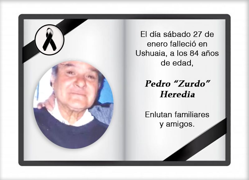 Fallecimiento | Pedro Zurdo Heredia