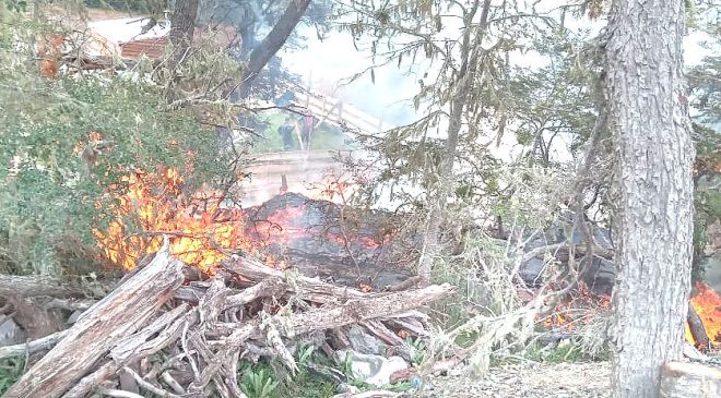 Cuatro incendios en Tolhuin por negligencia