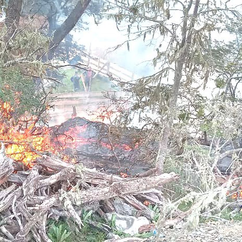 Cuatro incendios en Tolhuin por negligencia