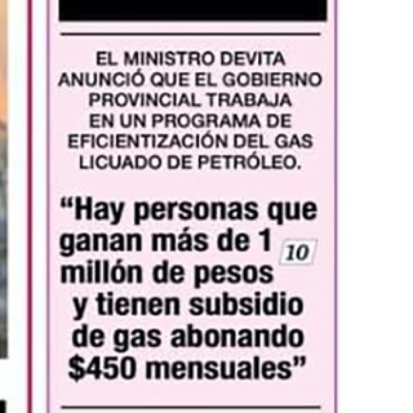 Gas y dignidad