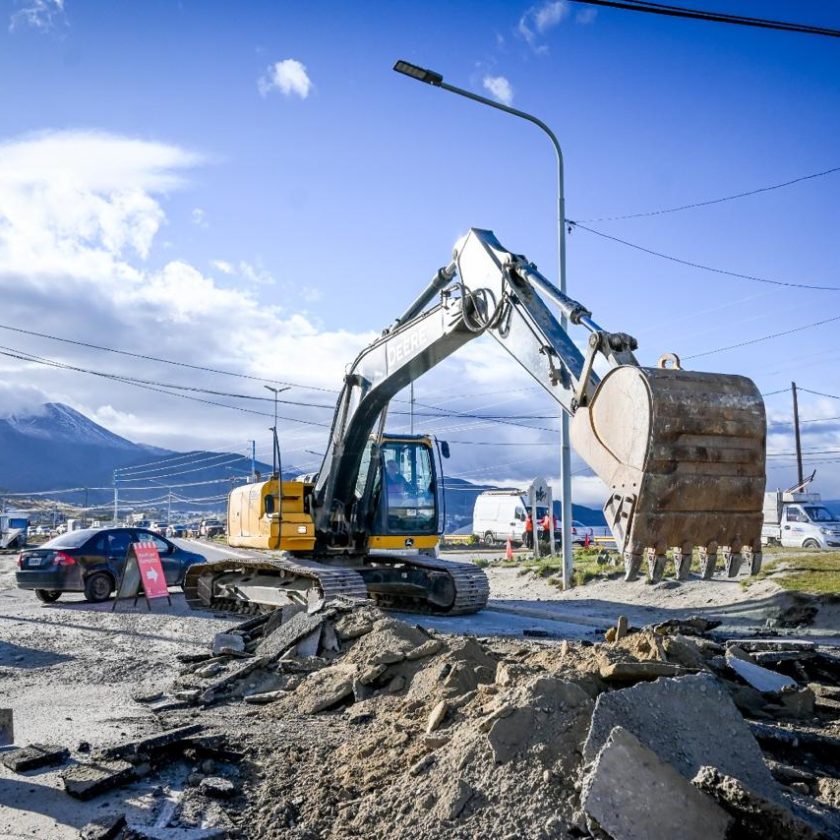 Este lunes habrá corte al tránsito en la rotonda de Andorra por trabajos de asfalto