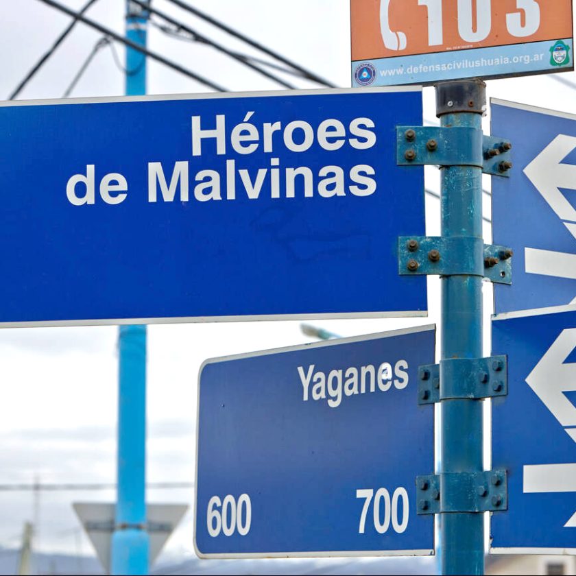 Malvinas presente en las calles de Ushuaia