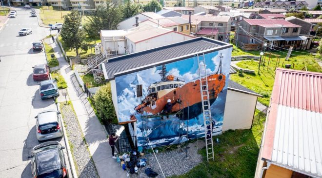 EMUSH 2024: Ushuaia se consolida como galería de arte a cielo abierto