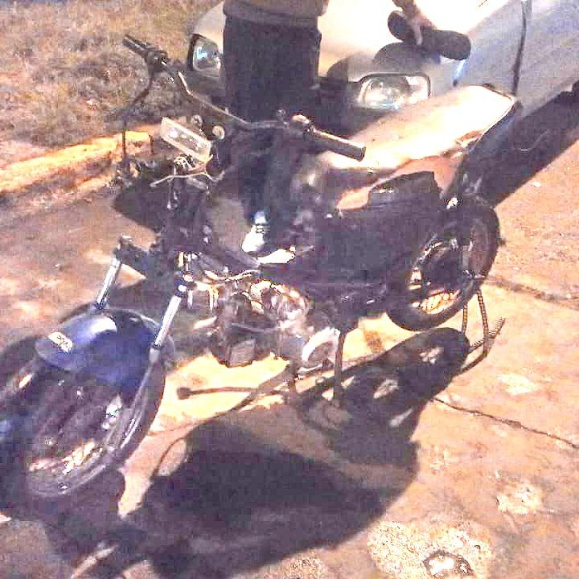 Motociclista de 15 años fue embestido por un colectivo