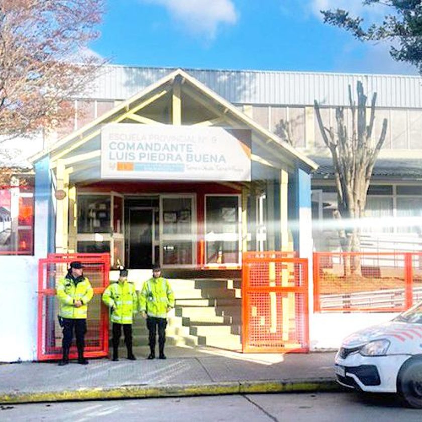 Incendio intencional en la Escuela Nro. 9 en Ushuaia