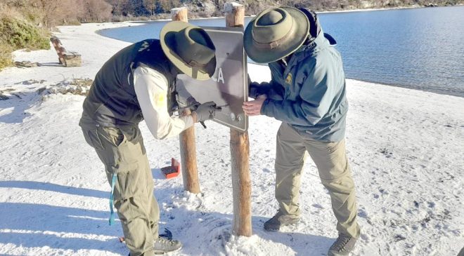 Fuerte repudio a Milei por cambiarle el nombre a un lago fueguino
