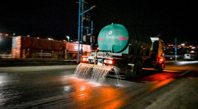 Continúa el operativo invierno en Ushuaia y se puso en marcha en Río Grande