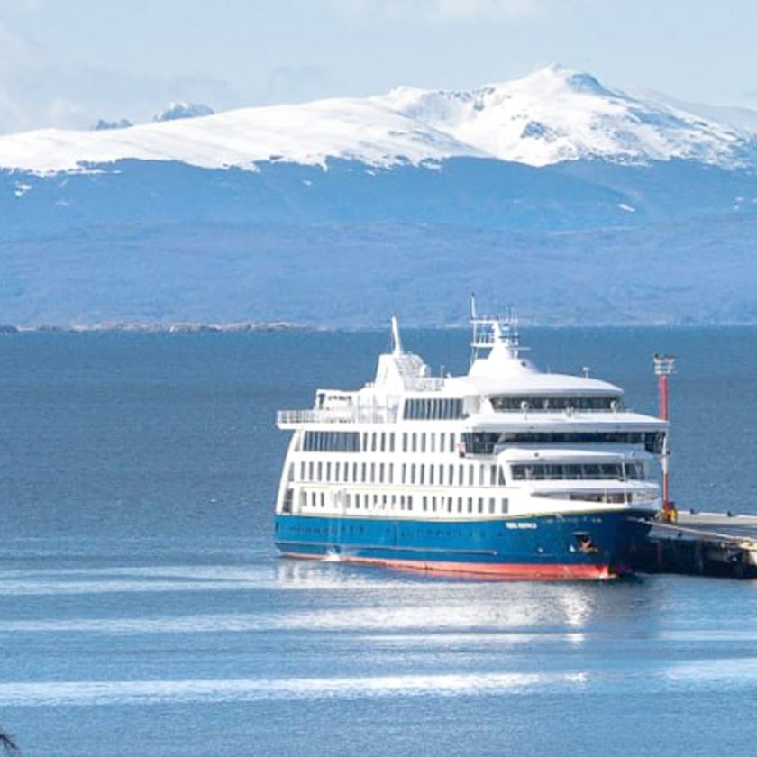 El arribo del Ventus Australis inauguró la temporada de cruceros 2024-2025