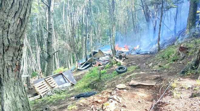 Ushuaia, en riesgo constante por incendios de interfase