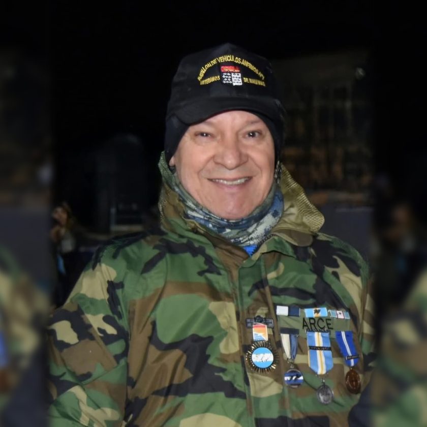 Falleció Osbaldo César Arce, héroe de la Patria