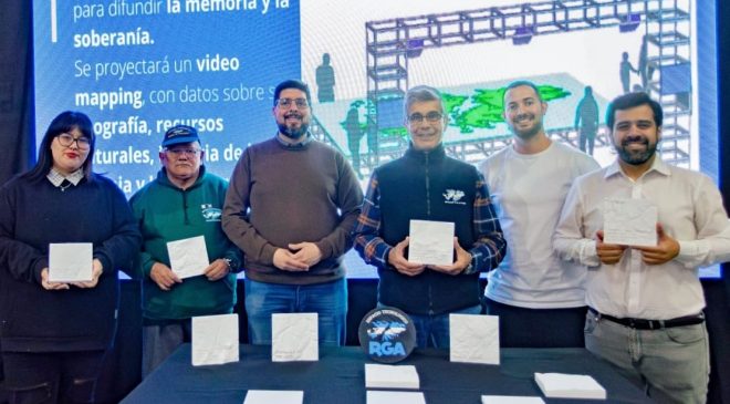 Imprimieron en 3D bloques para un proyecto nacional sobre Malvinas