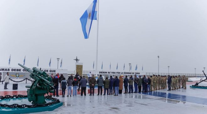 Tierra del Fuego rindió homenaje a sus veteranos de guerra