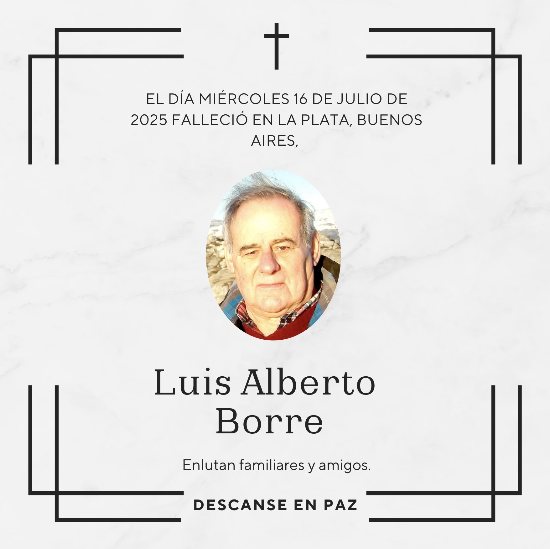Fallecimiento | Luis Alberto Borre