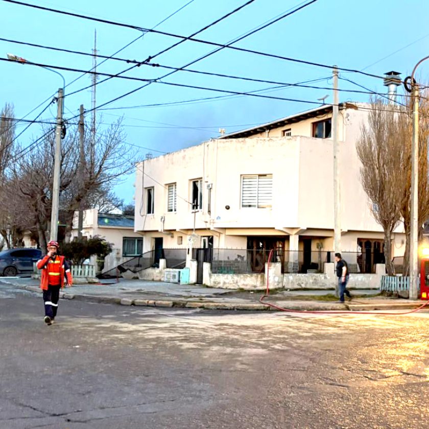 Una familia y sus mascotas sufrieron las consecuencias de una explosión
