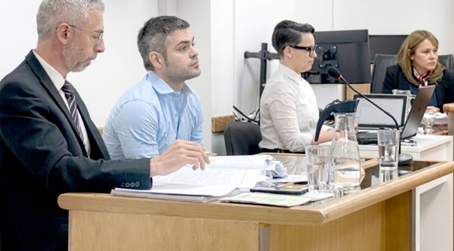 Denunciante ratificó: “Me rompió una botella en la cara”