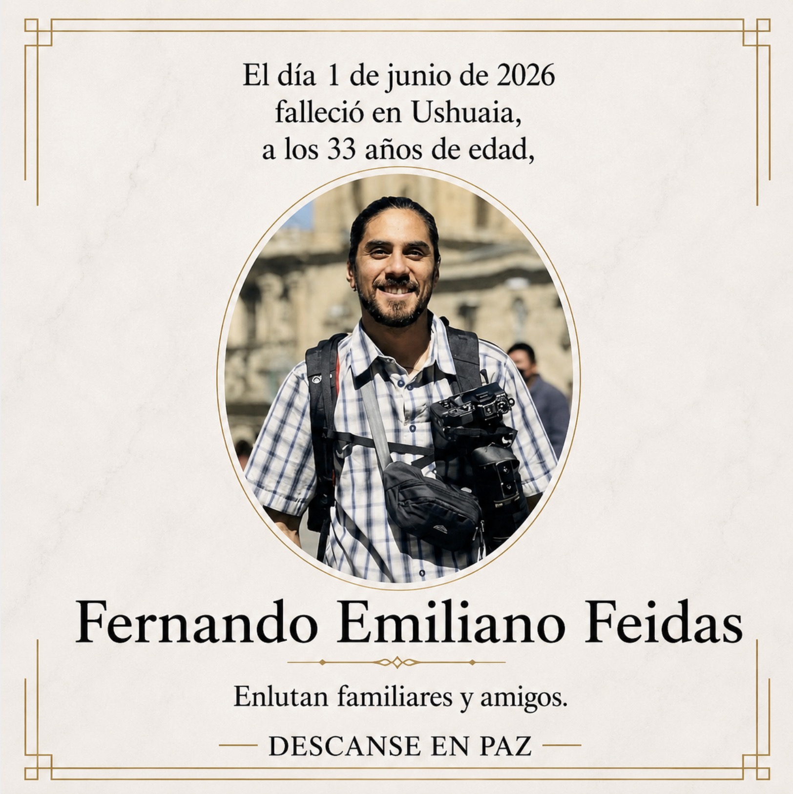 Fallecimiento | Fernando Emiliano Feidas
