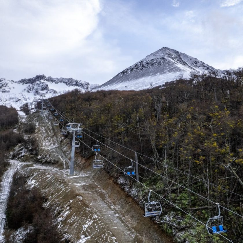 El Cerro Martial inauguró su nueva aerosilla y abrió una nueva etapa para el turismo fueguino