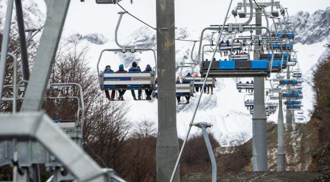 El Cerro Martial inauguró su nueva aerosilla y abrió una nueva etapa para el turismo fueguino